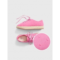 Kids Pink Espadrille Snea...